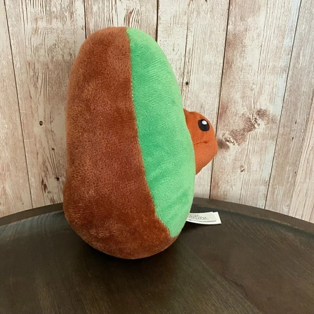 Toy Works by Toy Factory Avocado Guac Star Green Plush Fruit Stuffed Toy 7''